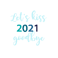 Happy New Year Kiss Sticker by Kim