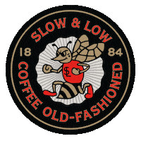 Coffee Vintage Sticker by slowandlow