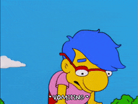 the simpsons milhouse van houton GIF