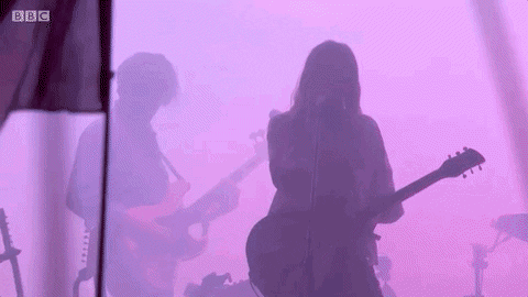 bbcglastonbury giphyupload bbc glastonbury tame impala GIF