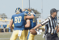 College Sports Hug GIF by Delaware Blue Hens