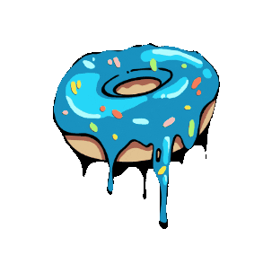 cafedoughco giphygifmaker coffee cafe donuts Sticker