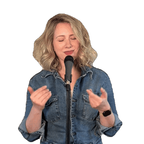 Microfoon Praten Sticker by Anne Ermens