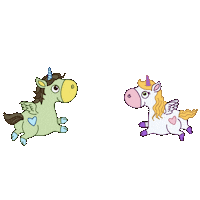 Ivy_Gwendolline love kiss magic unicorn Sticker
