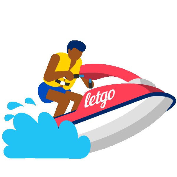 summer swimming Sticker by letgo