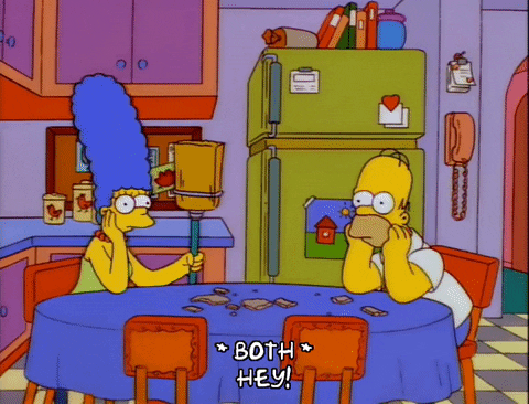 moving homer simpson GIF