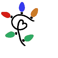 Christmas Gold Sticker