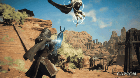 Flying Video Game GIF by CAPCOM