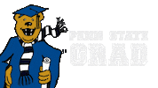 Penn State Graduation Sticker by Penn State Abington