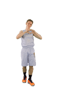 acslsports love heart basketball team Sticker