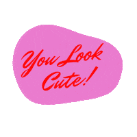 Cutie You Look Cute Sticker by Ruck Rover