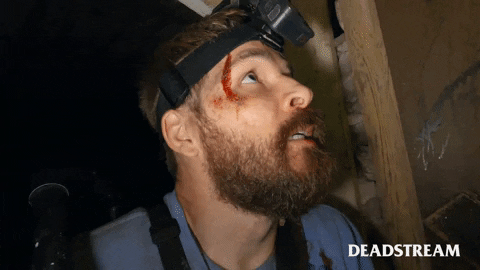 Yell Haunted House GIF by Deadstream
