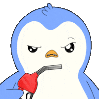 Penguin Gas Sticker by Pudgy Penguins