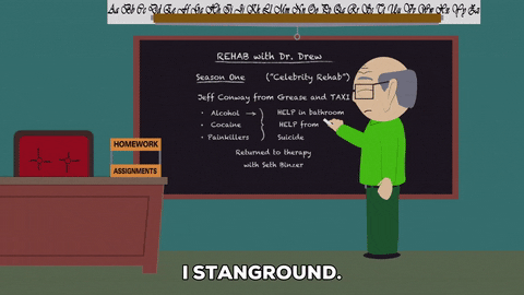 mr. garrison writing GIF by South Park 