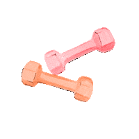 Workout Dumbbells Sticker by Anthropologie