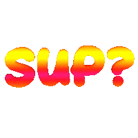 Whats Up Hello Sticker by partyonmarz