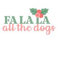 All The Dogs Dog Christmas Sticker by Piper and Co.