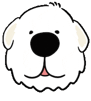 Gp Pyrenees Sticker by ERICA824