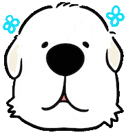 Gp Pyrenees Sticker by ERICA824