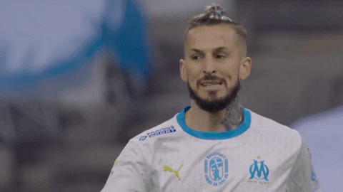 Talking Dario Benedetto GIF by Olympique de Marseille