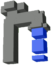 Art Pixel Sticker by badblueprints