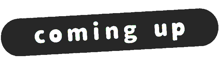 Coming Up Text Sticker by Troupe429