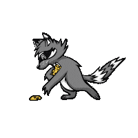 TraitAbstrait twitch cookie raccoon tabst Sticker