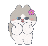 Dance Flower Sticker by Snooze Kittens
