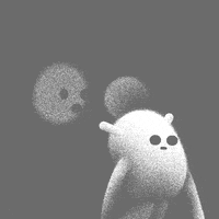 black and white animation GIF by Ori Toor