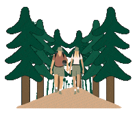Australia Hiking Sticker by Hinterland Tourism Sunshine Coast