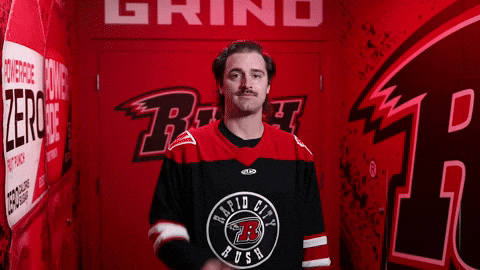 Finger Wag No GIF by Rapid City Rush