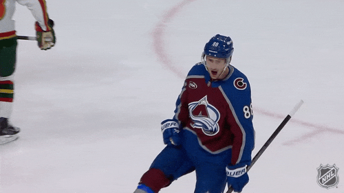 Happy Colorado Avalanche GIF by NHL