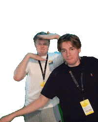 Jaxonfairbairn Lachlanfairbairn Fonziegomez Sticker by Instagram Creator Lounge