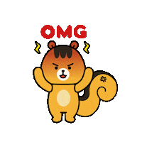 Oh My God No Sticker by PlayDappTown