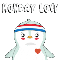 Monday Love Sticker by Pudgy Penguins