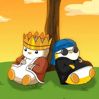 Relaxed Talk About It GIF by Pudgy Penguins