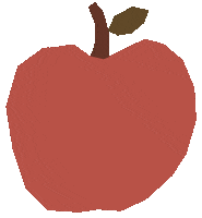 Apple Snack Sticker by Louisa Taylor Studio