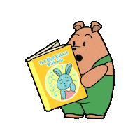 School Bear Sticker