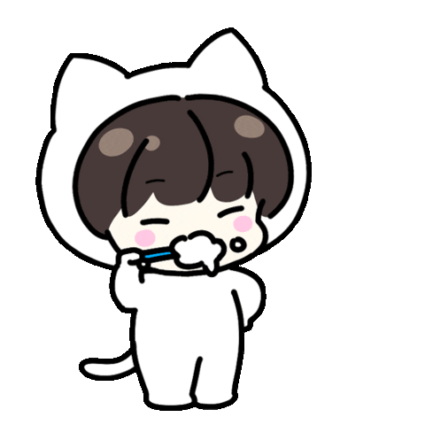 Cat Toothbrush Sticker