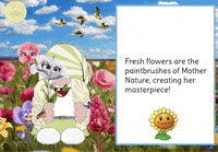 Flower Power Gnome GIF