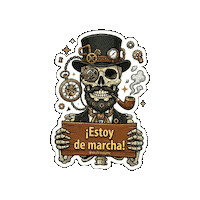 Skullcostume meme skull calavera esqueleto Sticker
