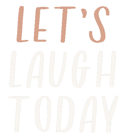 Laugh Sticker by The Blooming Nest