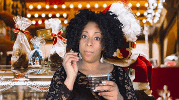 ComedianHollyLogan food christmas holidays thanksgiving GIF