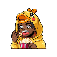 Pop Corn Sticker by GAMES.GG