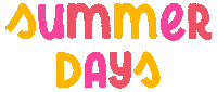 Summer Days Sticker