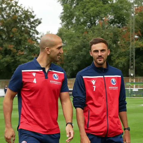 Laugh Hello GIF by Dorking Wanderers Football Club