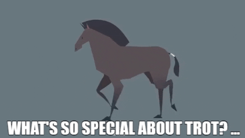 smith_ka giphygifmaker horsetrotanimation GIF