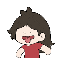 Girl Tongue Sticker