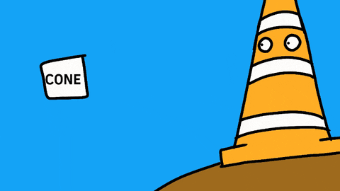 TsukiCrasher giphyupload cone cones coneheads GIF
