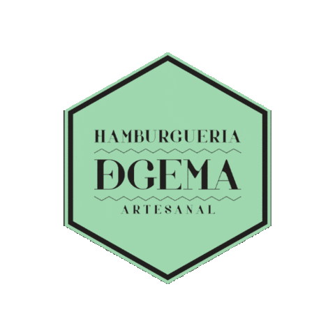 DeGemaHamburgueria artesanal hamburguer degema dgema Sticker